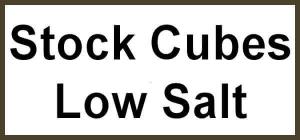 STOCK CUBES - LOW SALT
